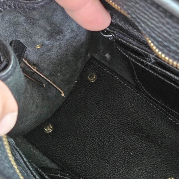 Vintage Dooney and Bourke AWL Double Buckle Satchel - Black - Picture 12 of 16